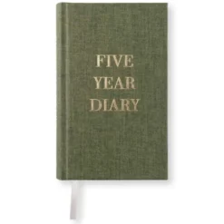 Five Year Diary Pocket Khaki Green