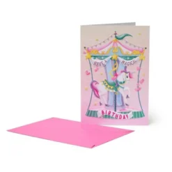 Grattiskort Magical Birthday, Unicorn