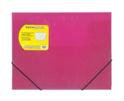 Gummibandsmapp A4 Rosa