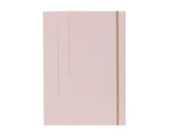 Gummibandsmapp Kozo Dusty pink