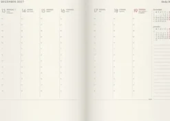 Kalender Agency Forma Deluxe brun 2027