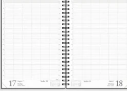 Kalender Bokningsjournalen svart kartong 2027