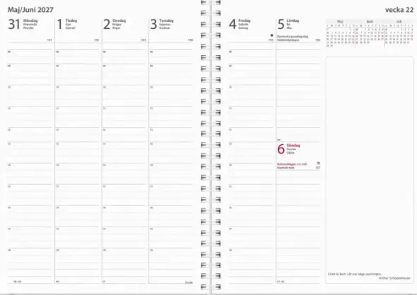 Kalender Business A5 4i1 2027