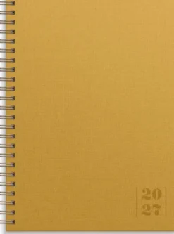 Kalender Business Textile senapsgul 2027