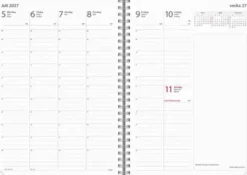 Kalender Business Textile svart 2027