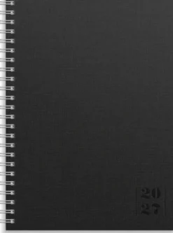 Kalender Business Textile svart 2027