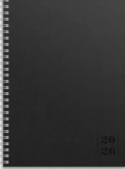 Kalender Business Textile svart 2026