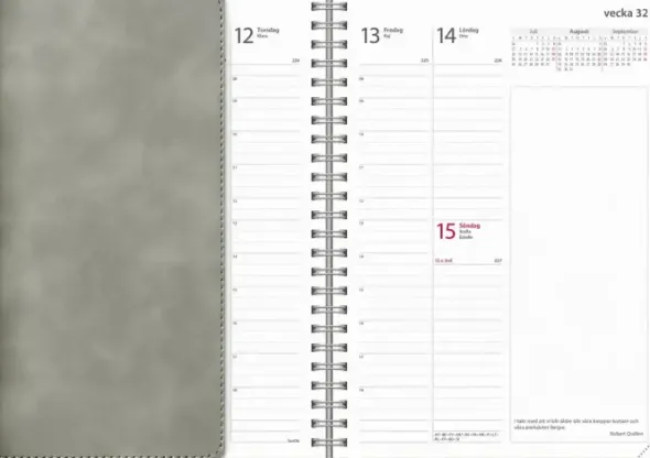 Kalender Business Twist grå 2027