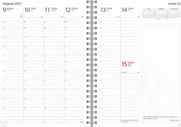 Kalender Business Twist grå 2027
