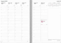 Kalender Business Twist svart 2026