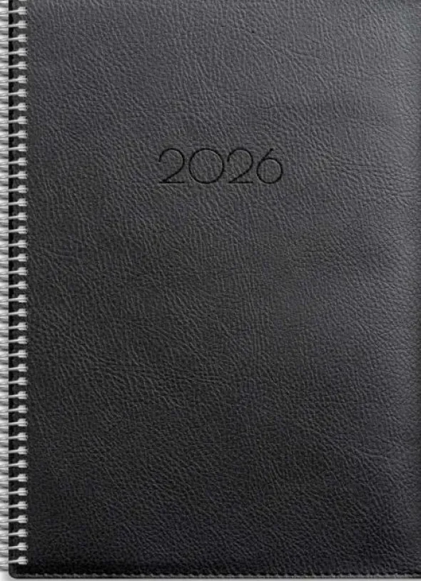 Kalender Business Twist svart 2026