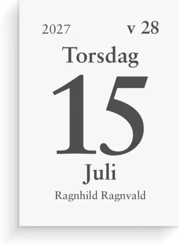 Kalender Dagblock 44x63 mm 2027