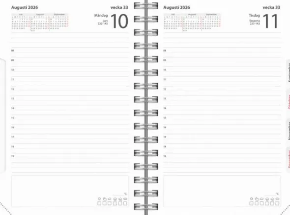 Kalender Dagbok Eco Line 2026
