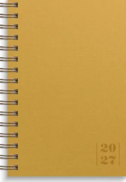 Kalender Dagbok Textile senapsgul 2027
