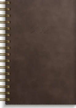 Kalender Dagbok Twist brun 2027