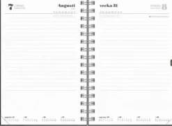 Kalender Dagbok Twist svart 2027