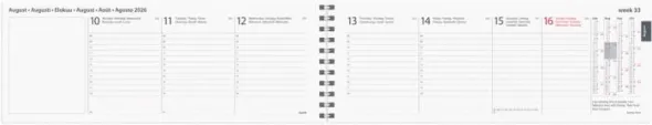 Kalender 2026 Desk calendar Europe