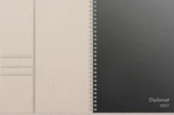 Kalender Diplomat beige konstläder Tora 2027