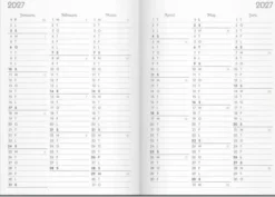 Kalender 2027 Doodle inbunden