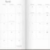 Kalender 2026 Doodle inbunden