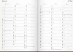 Kalender 2026 Doodle inbunden