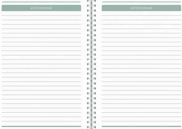 Kalender 2026 Få det gjort grön
