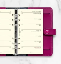 Kalender Filofax dagbok Personal V/S 2027 (9,5x17,1cm)