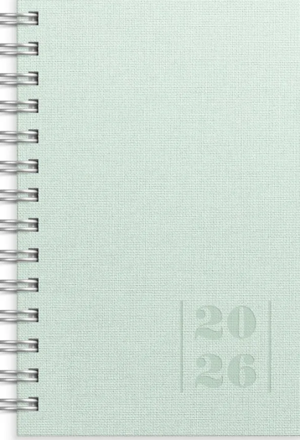 Kalender Leader Textile grön 2026