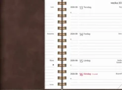 Kalender Leader Twist brun 2026