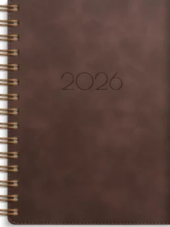 Kalender Leader Twist brun 2026