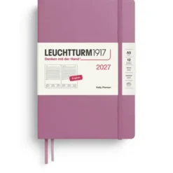 Kalender Leuchtturm1917 A5 Dag/Sida Dusty Rose 2027