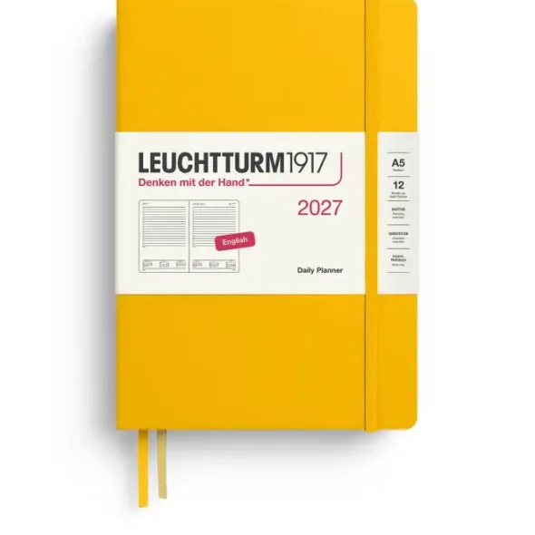 Kalender Leuchtturm1917 A5 Dag/Sida Sunflower 2027