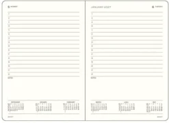 Kalender Leuchtturm1917 A5 Dag/Sida Indigo 2027
