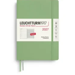 Kalender Leuchtturm1917 A5 vecka/notes Sage 2027