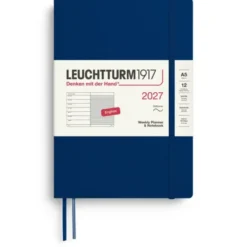 Kalender Leuchtturm1917 A5 vecka/notes Soft Navy 2027