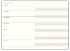 Kalender Leuchtturm1917 A6 vecka/notes Sunflower 2027