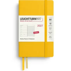 Kalender Leuchtturm1917 A6 vecka/notes Sunflower 2027