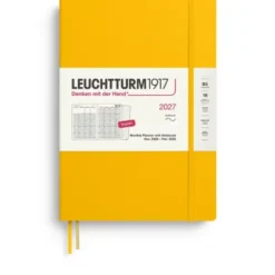 Kalender Leuchtturm1917 B5 Soft Månad/Uppslag 16m Sunflower 2027