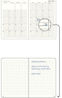 Kalender Leuchtturm1917 B5 Soft Månad/Uppslag 16m Forest Green 2027