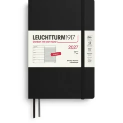 Kalender Leuchtturm1917 vecka/notes B6 Soft Black 2027