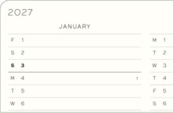 Kalender Leuchtturm1917 vecka/notes B6 Soft Sage 2027