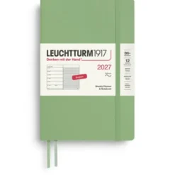 Kalender Leuchtturm1917 vecka/notes B6 Soft Sage 2027