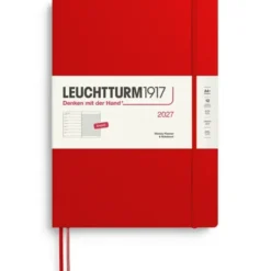 Kalender Leuchtturm1917 Vecka/notes A4+ Cherry 2027