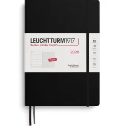 Kalender Leuchtturm1917 Weekly PLANNER & Noteb. 2026 B5 Black
