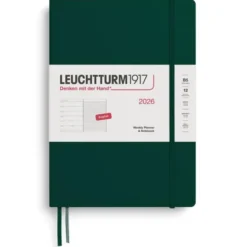 Kalender Leuchtturm1917 Weekly PLANNER & Noteb. 2026 B5 Forest Green