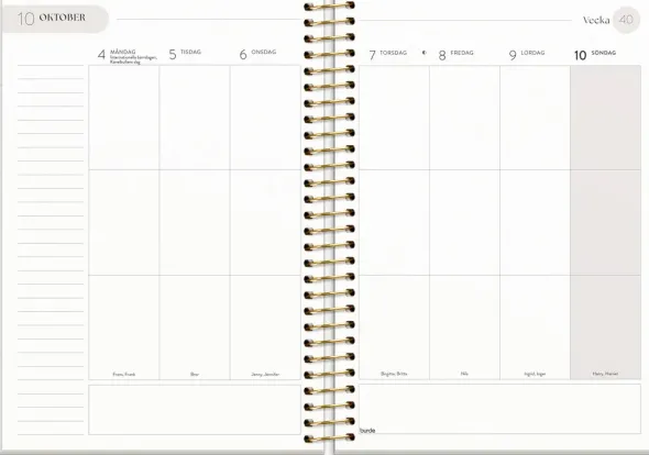 Kalender Life Organizer A5 2027