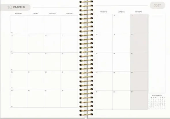 Kalender Life Organizer A5 2027