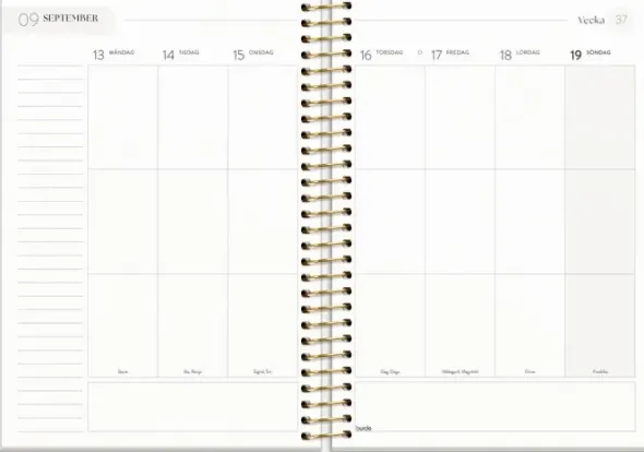 Kalender Life Organizer A5 2027