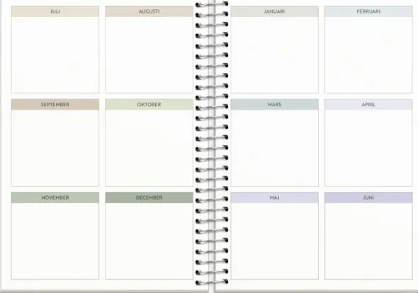 Kalender Life Organizer Family A5 2026-2027