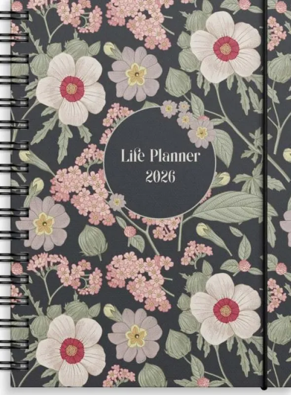 Kalender Life Planner 2026 A6 Floral